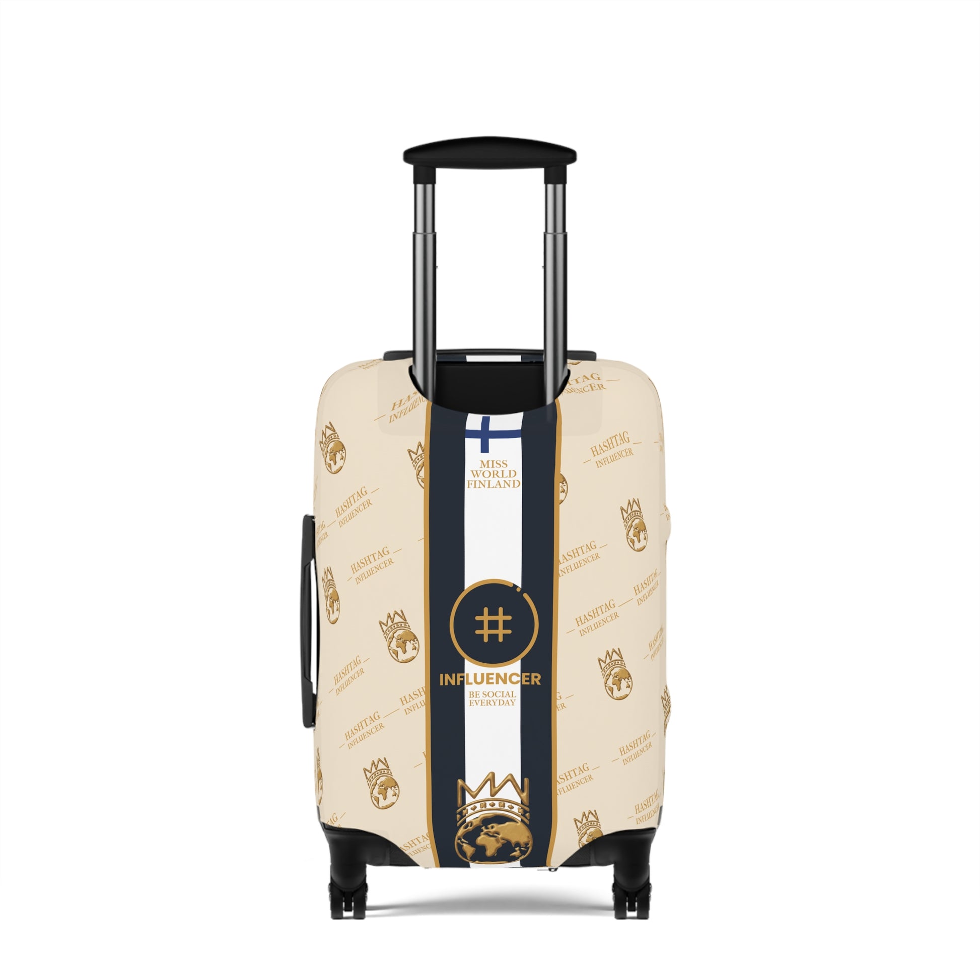 Influencer™ Signature Luggage Cover - Miss World Finland 2026 | 21" × 14"