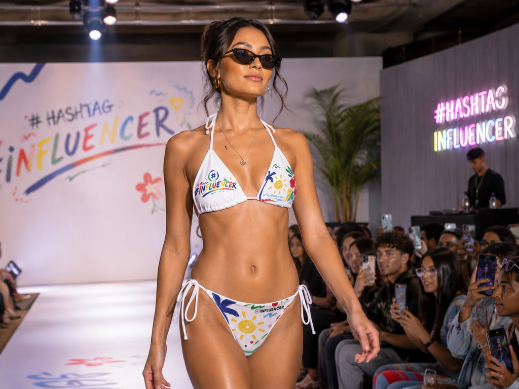 DS Influencer Summer Paradise Print Bikini