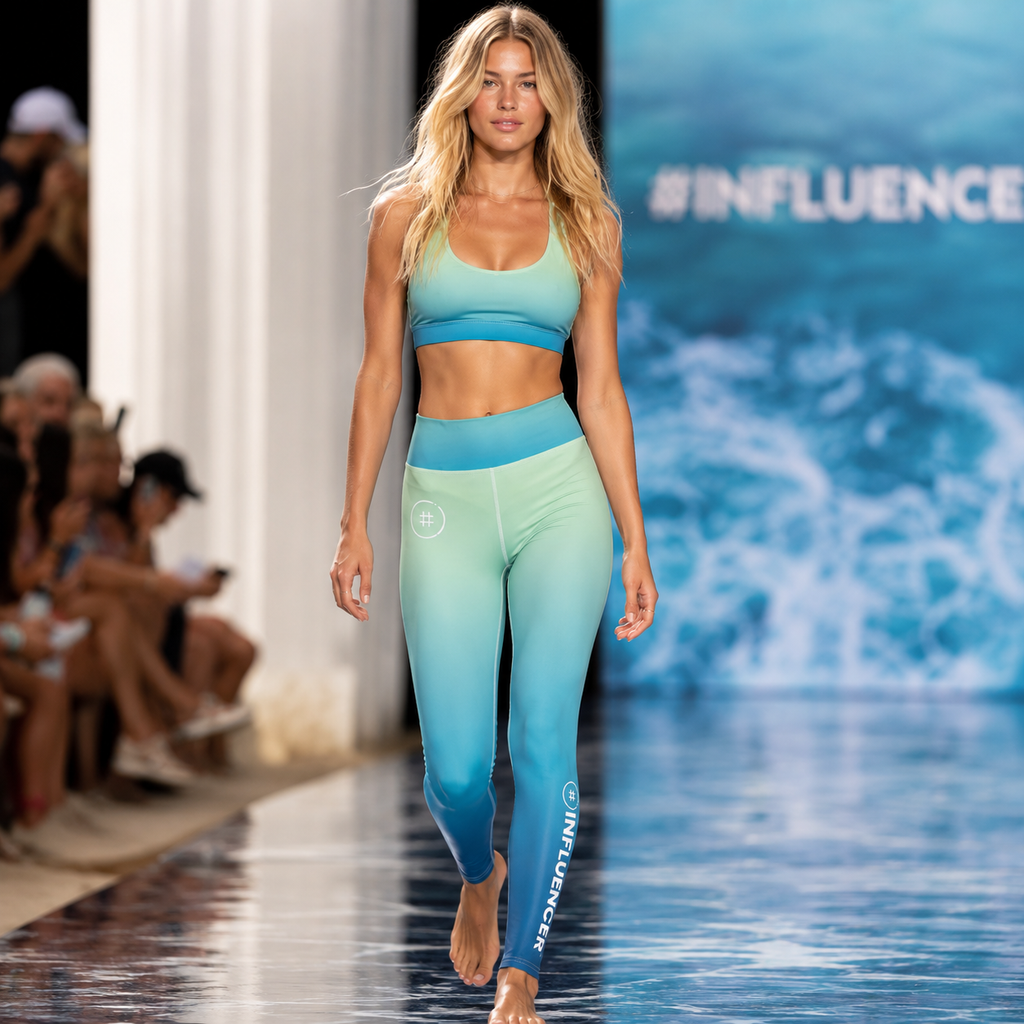 Influencer Ocean Fade Yoga Leggings