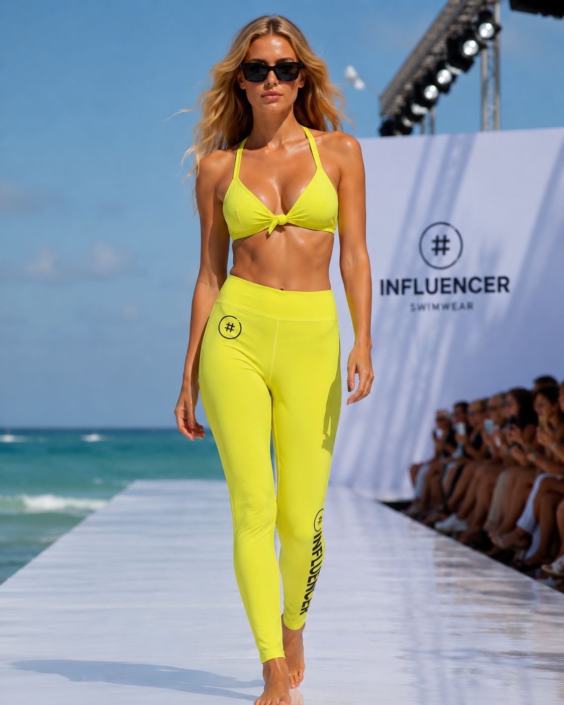 Influencer Yellow Yoga Leggings